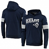 Los Angeles Rams Nike Sideline Team Logo Performance Pullover Hoodie Navy,baseball caps,new era cap wholesale,wholesale hats